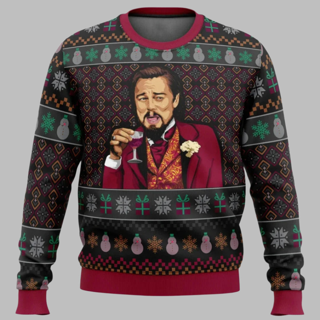 Herren Weihnachts Pullover Festliches Design Warmes Isoliergewebe 1
