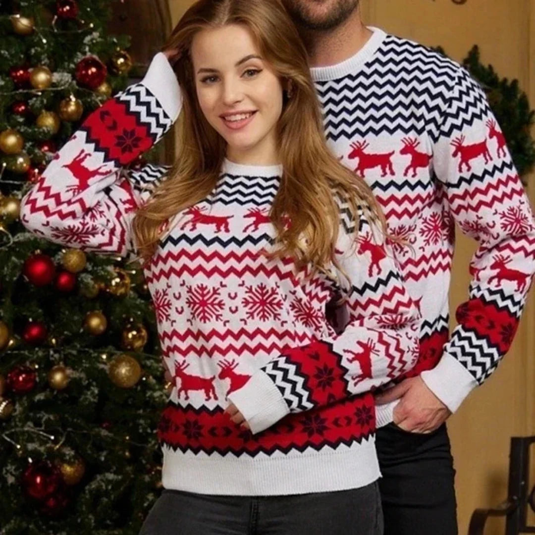 Herren Weihnachtspullover Festliches Design Weicher Acrylstoff 0
