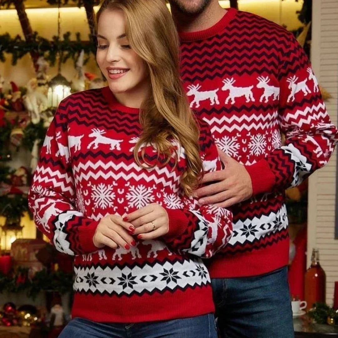 Herren Weihnachtspullover Festliches Design Weicher Acrylstoff 1