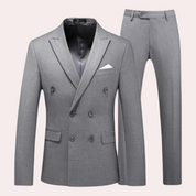 Herren klassisch bequem und stilvolles 2-teiliges Outfit-Set 10