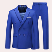 Herren klassisch bequem und stilvolles 2-teiliges Outfit-Set 11