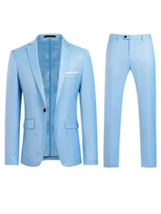 Herren klassischer Polyesteranzug Set 1