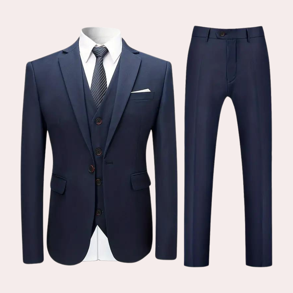 Herren klassischer dreiteiliger formeller Set 0
