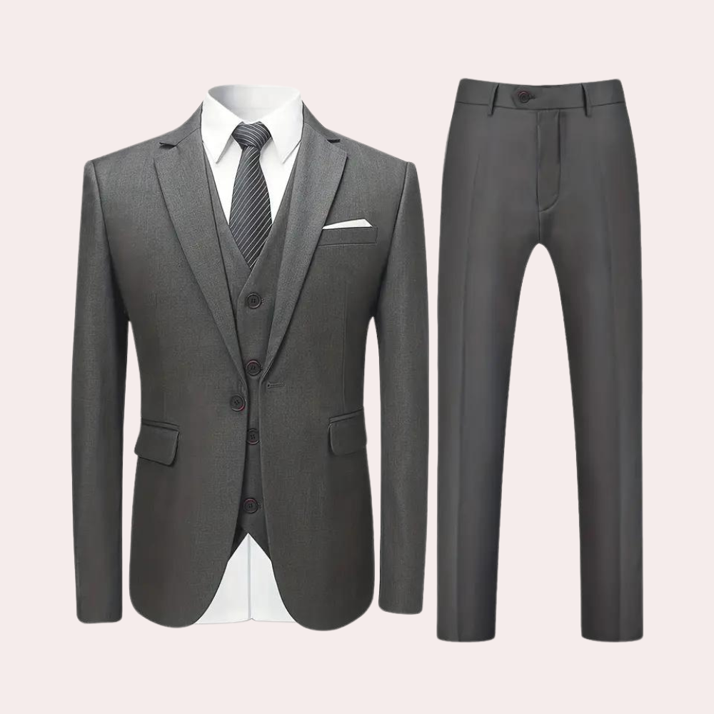 Herren klassischer dreiteiliger formeller Set 3