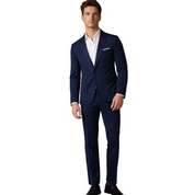 Herrenanzug Polyester Schlanker fit eleganter Hochzeitsanzug 0