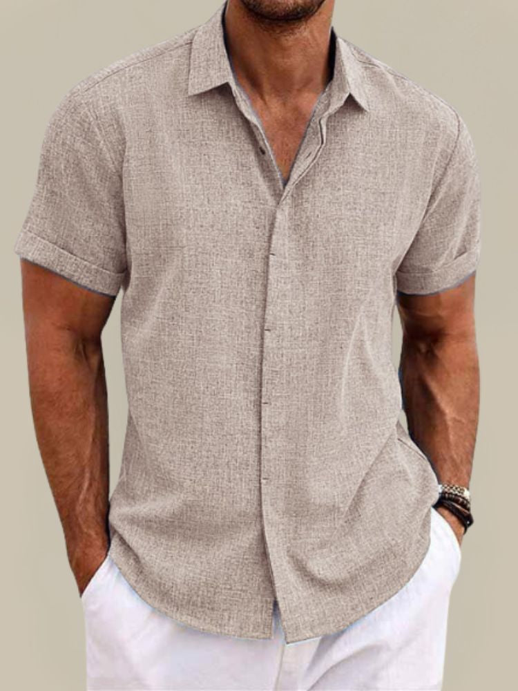 Herrenhemd Kurzarm Atmungsaktiv für den Sommer - Stylisches Freizeitlook Hemd für Herren 4