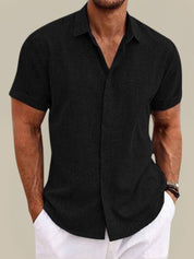 Herrenhemd Kurzarm Atmungsaktiv für den Sommer - Stylisches Freizeitlook Hemd für Herren 5