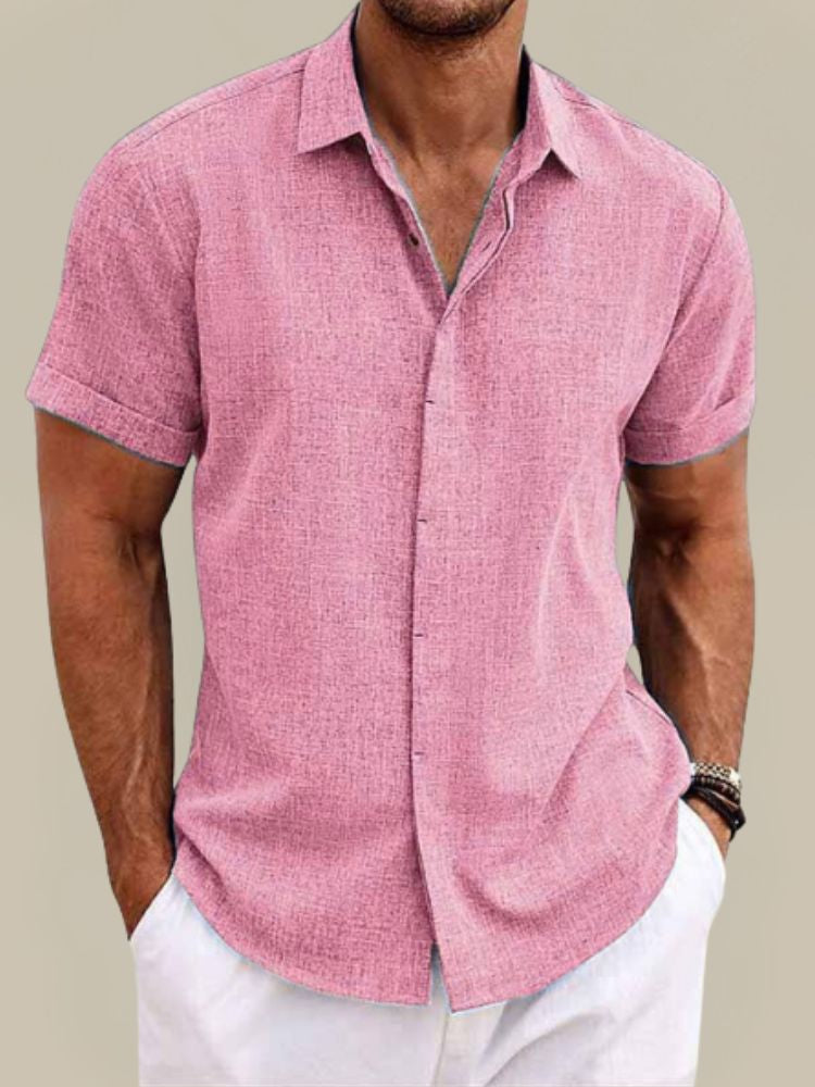 Herrenhemd Kurzarm Atmungsaktiv für den Sommer - Stylisches Freizeitlook Hemd für Herren 6