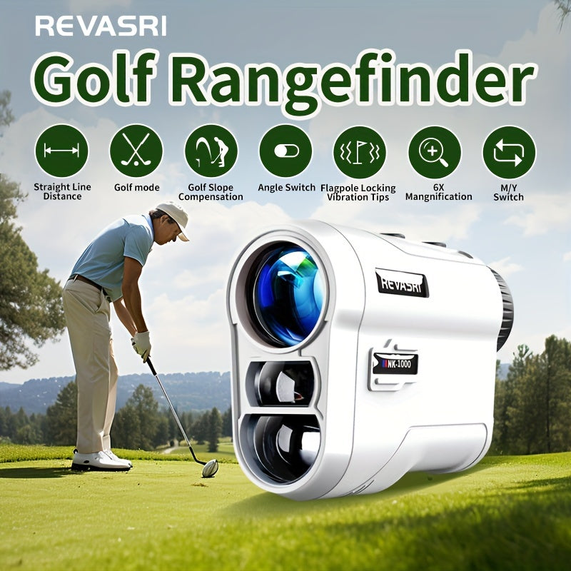 Hochentwickelter Golf-Entfernungsmesser – Präzise Messungen mit Neigungskompensation und Vibrationsrückmeldung 1