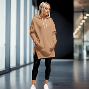 Audrey | Bequemes Oversize-Kleid mit Kapuze für Damen