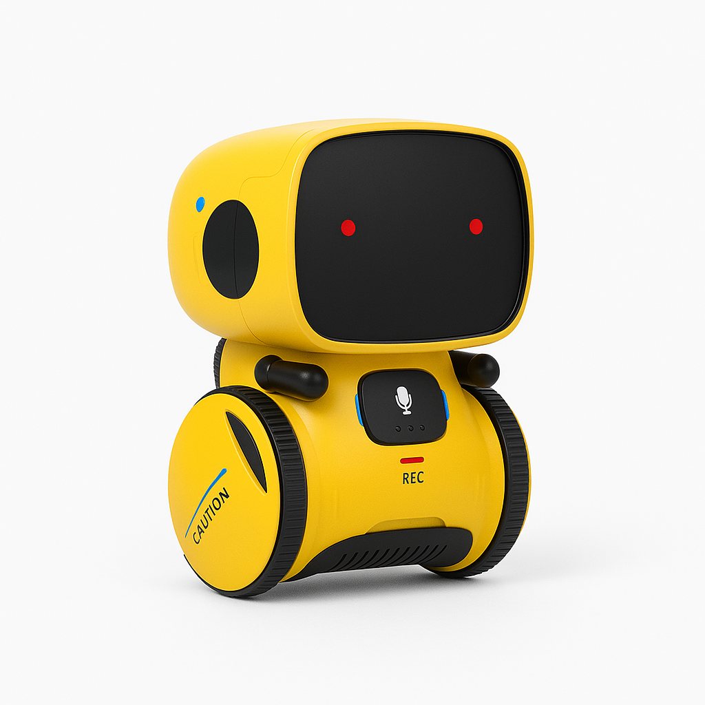 Interaktiver sprechender Roboter für Kinder – Intelligentes Lernspielzeug mit Stimme, Liedern und Spielen 0