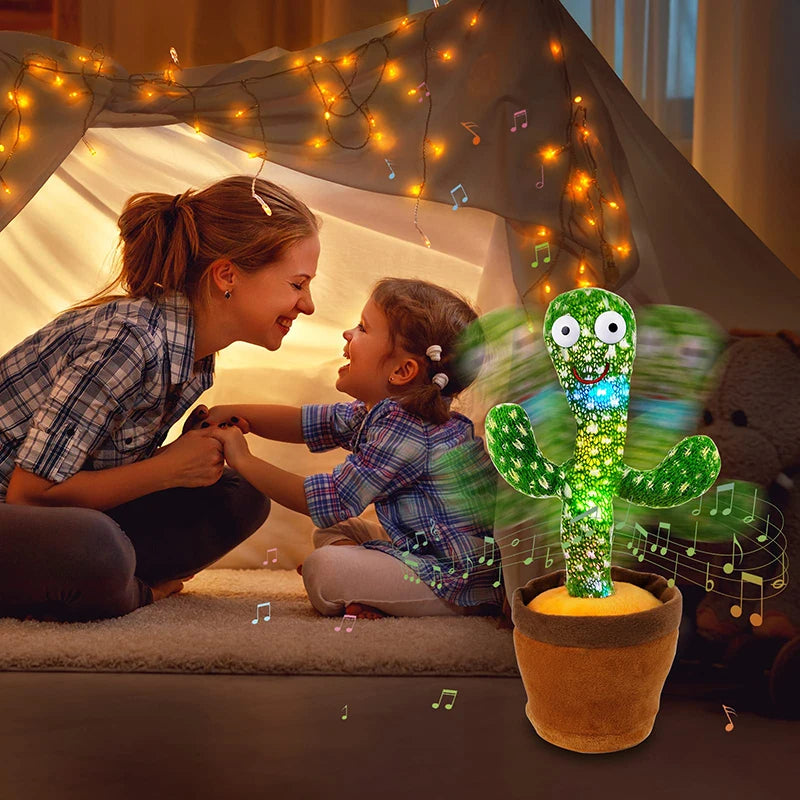 Interaktives, sprechendes Kaktus-Plüschtier für Kinder – Tanzendes, weiches Plüschtier für Zuhause und als Geschenk 4