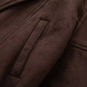 Jacke Damen Elegante Taillierte Übergangsjacke mit Bindegürtel und Reverskragen für Stilvolle Looks 2