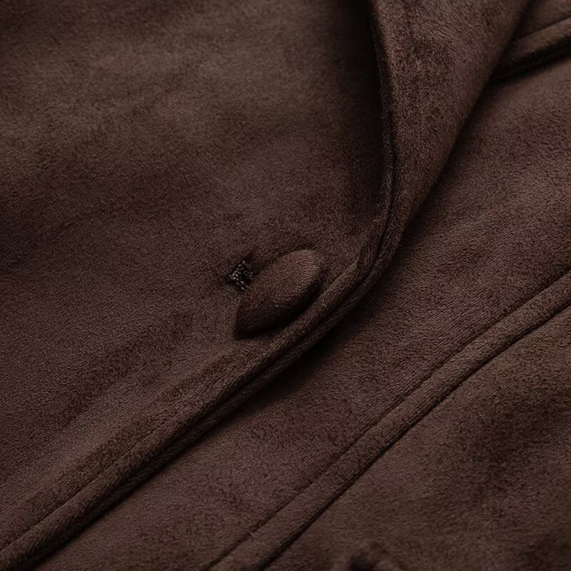 Jacke Damen Elegante Taillierte Übergangsjacke mit Bindegürtel und Reverskragen für Stilvolle Looks 3