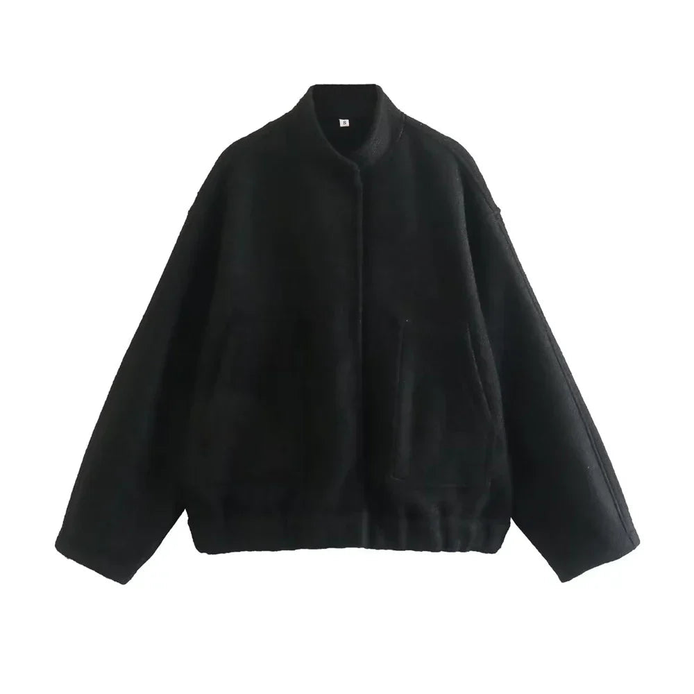 Jacken Damen Vintage-Bomberjacke – Stilvoller Look Für Übergangszeit, Vielseitig Und Bequem 5