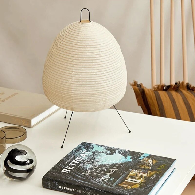 Japanische Lampe aus Reispapier - Rice paper lamp 3