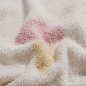 Kinder Strickdecke Mit Eiscreme-Muster Aus Mikrofaser, Weich Und Atmungsaktiv 3