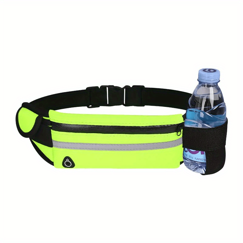 Kompakte, reflektierende Sportgürteltasche – wasserdichte Handy- und Flaschenhalterung für Laufen und Fitness 4