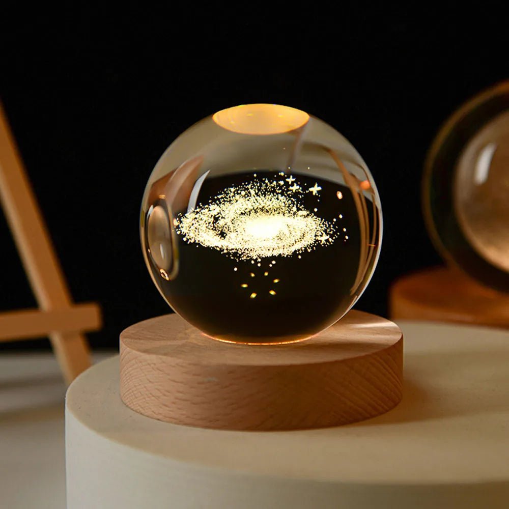 Kristallklarer Globus des Sonnensystems 0