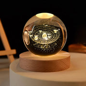 Kristallklarer Globus des Sonnensystems 1