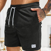 Kurze Hosen Herren Cordshorts mit Kordelzug – Bequeme Shorts für Herren, Stilvolle Freizeitbekleidung für Sommeraktivitäten 17