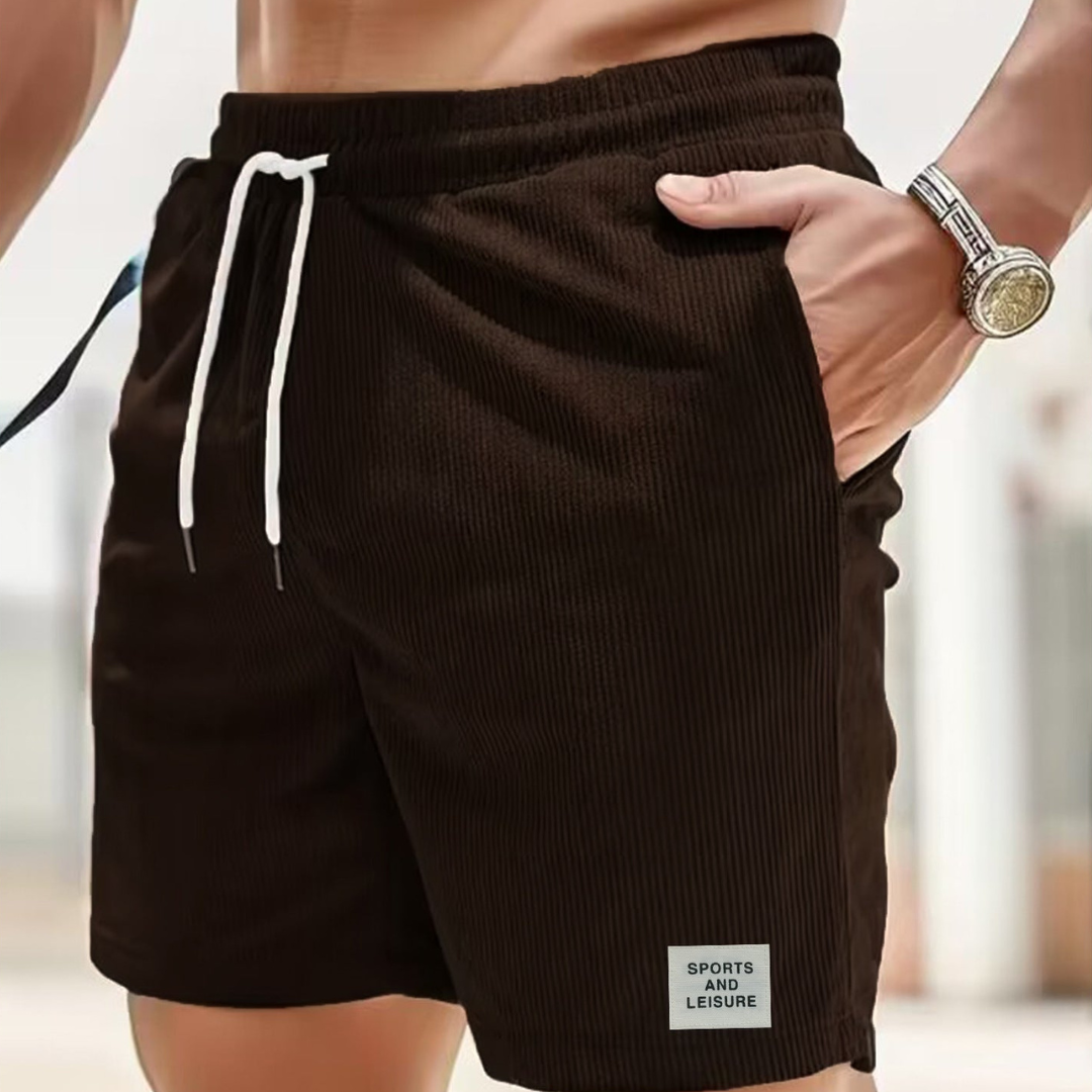 Kurze Hosen Herren Cordshorts mit Kordelzug – Bequeme Shorts für Herren, Stilvolle Freizeitbekleidung für Sommeraktivitäten 18