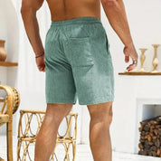 Kurze Hosen Herren Cordshorts mit Kordelzug – Bequeme Shorts für Herren, Stilvolle Freizeitbekleidung für Sommeraktivitäten 5
