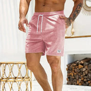 Kurze Hosen Herren Cordshorts mit Kordelzug – Bequeme Shorts für Herren, Stilvolle Freizeitbekleidung für Sommeraktivitäten 6