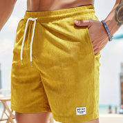 Kurze Hosen Herren Cordshorts mit Kordelzug – Bequeme Shorts für Herren, Stilvolle Freizeitbekleidung für Sommeraktivitäten 9