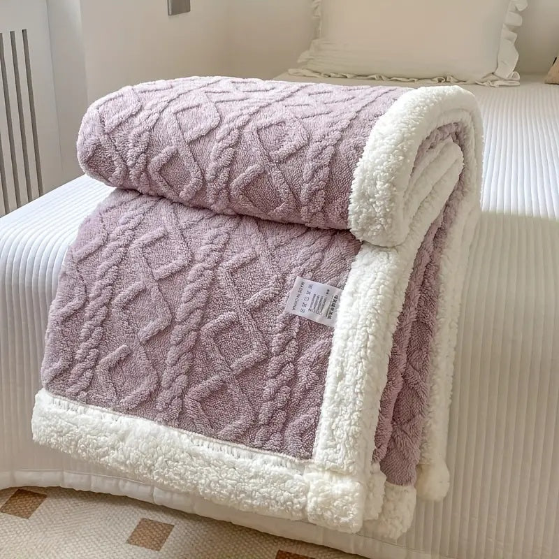 Kuscheldecke Sherpa Fleece Wende-Decke für Gemütlichkeit 10