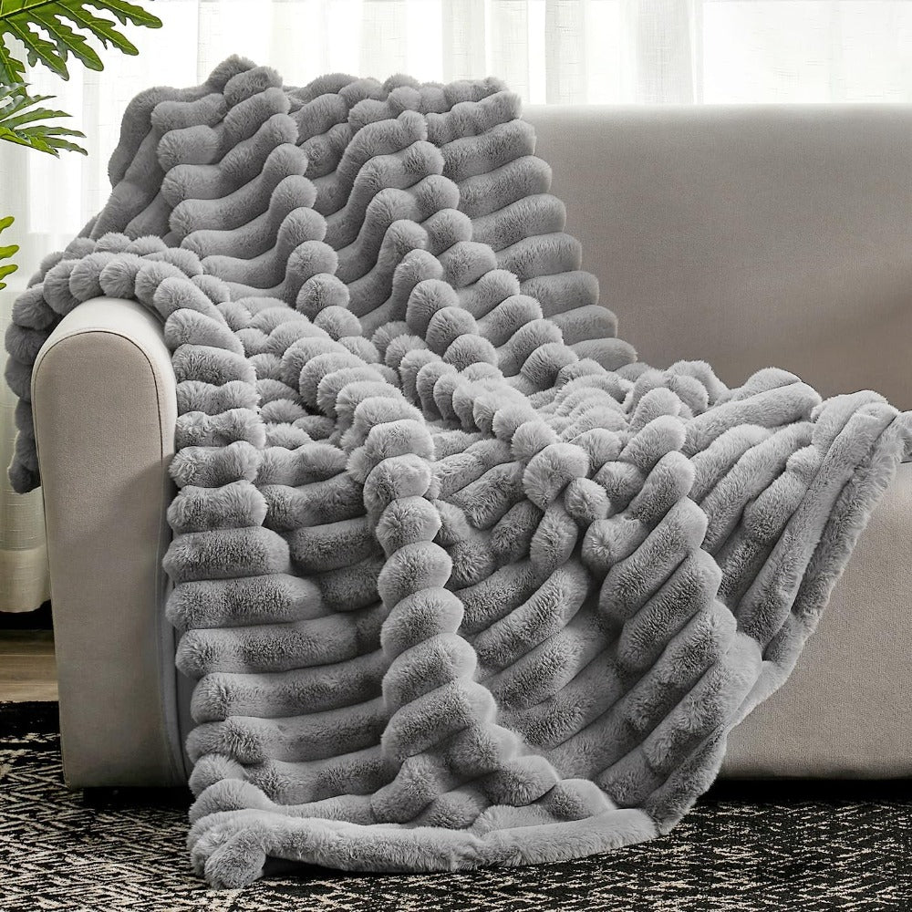 Kuscheldecke für Damen und Herren Weich Mikrofaser Ideal für Alle Jahreszeiten 1