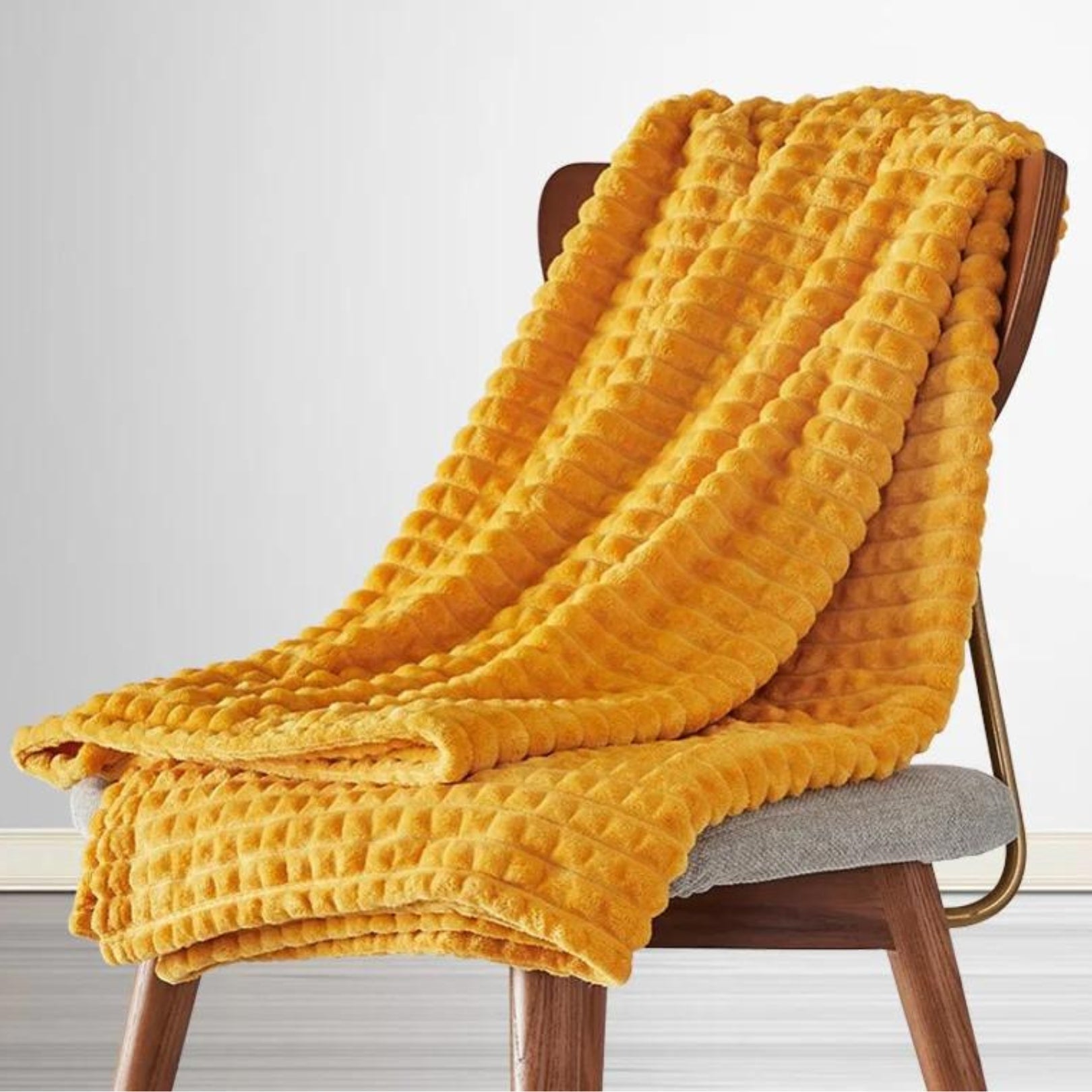 Kuscheldecke für Erwachsene Ultra-Plüschig 150x200 cm Grau Fleece 2