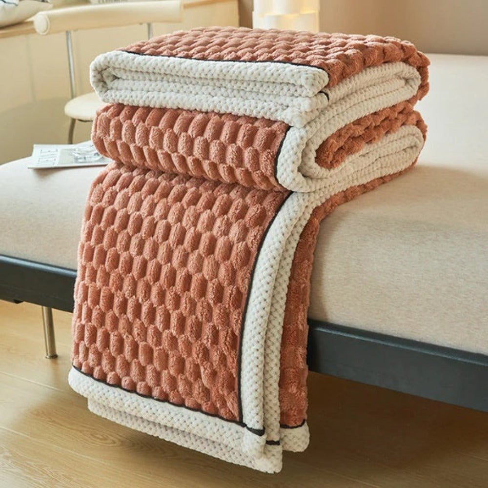 Kuscheldecke für Erwachsene Weich Atmungsaktiv Sherpa Fleece 150x200 cm 2