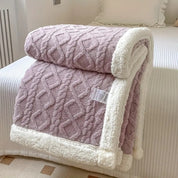 Kuscheldecke für Erwachsene aus Sherpa-Fleece – Bequeme Wolldecke für Gemütlichkeit und Entspannung 10