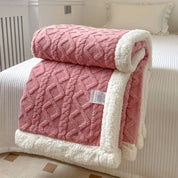 Kuscheldecke für Erwachsene aus Sherpa-Fleece – Bequeme Wolldecke für Gemütlichkeit und Entspannung 7