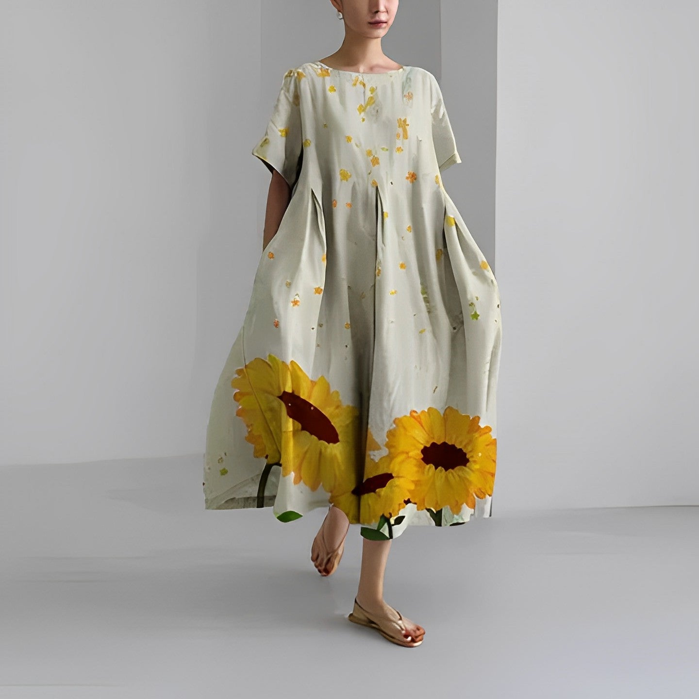 LOTTIE | Boho-blommig klänning