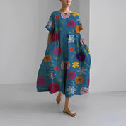 LOTTIE | Boho-blommig klänning