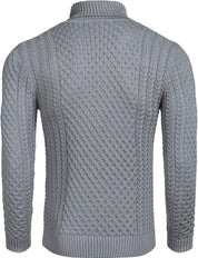 Lässiger gestrickter Rollkragenpullover für Herren - Sander 3