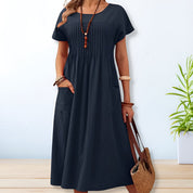 Lässiges Damen Tageskleid für den Sommer – Elegante, bequeme Passform 0