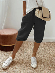 Leichte Damen-Shorts mit Kordelzug für entspannte Sommertage 4
