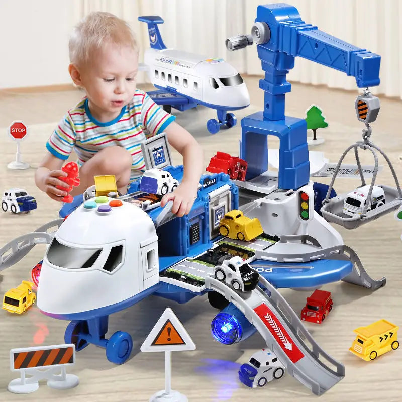 Lernspielzeug Flugzeug – Interaktive Lichter, Musik & Zubehör für Kleinkinder ab 12 Monaten 1