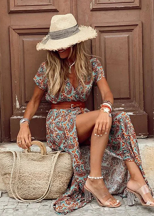 Luftiges Boho-Maxikleid Damen – Elegante Kleider Für Hochzeitsgast & Sommeranlässe 6