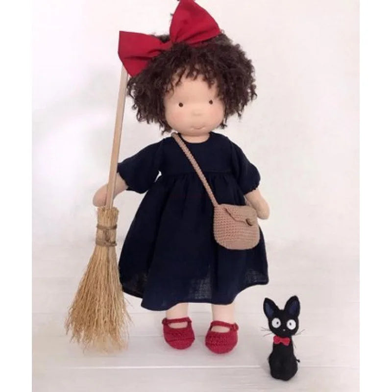 Luna | Handgefertigte Waldorf-Plüschpuppe – Weiches Baumwollspielzeug mit Stoffbox | Niedlich & Kuschelig | Für Kindergeburtstage & fantasievolles Spielen im Alltag 20
