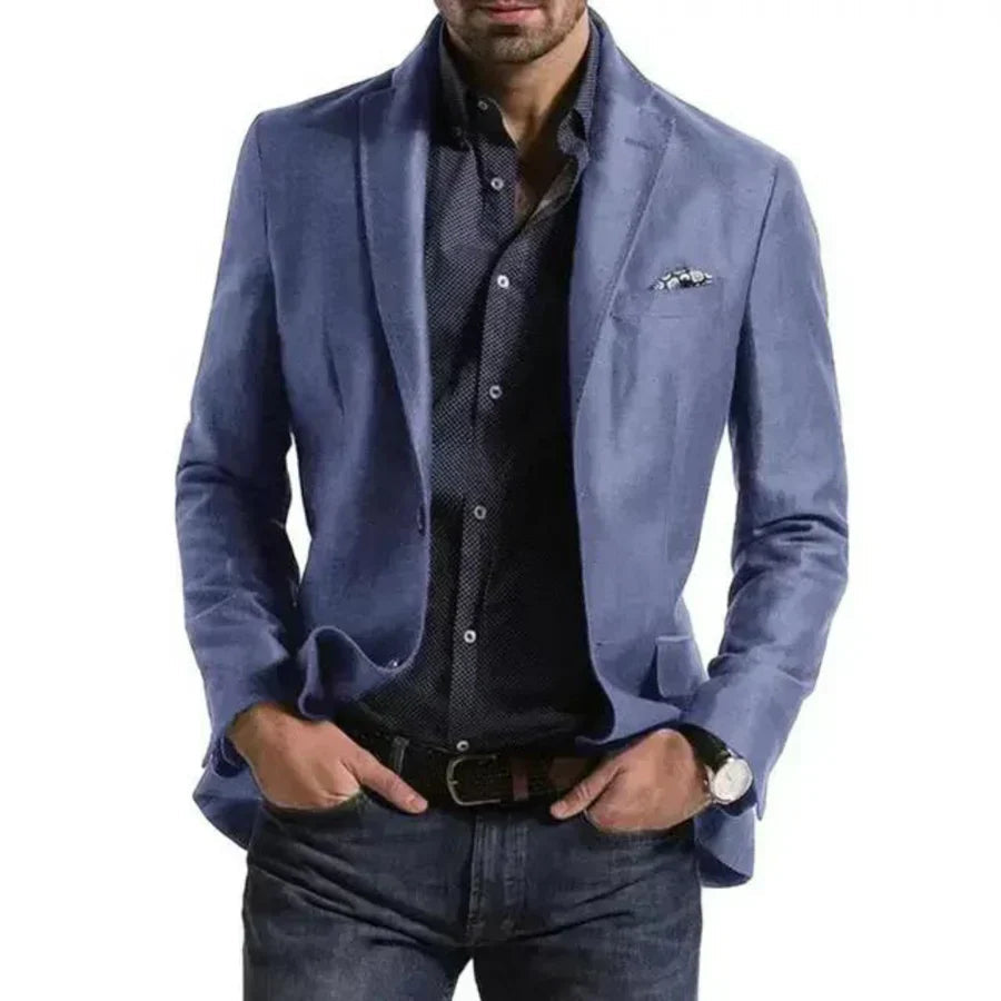 Männer Blazer Elegante Jacke mit Diamantmuster 7