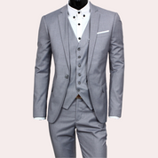 Männer eleganter Sommerkleidung 3-teiliger Anzug für Hochzeiten und Veranstaltungen 2