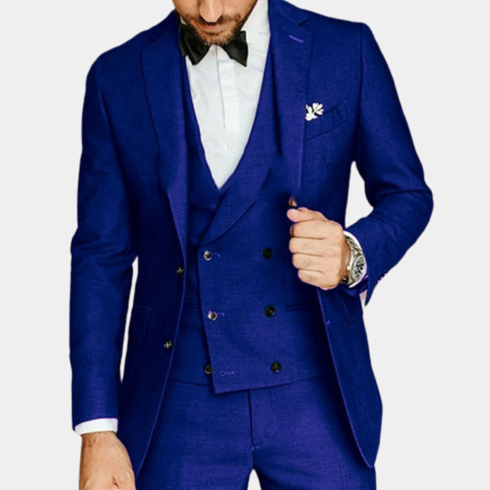 Männer eleganter skandinavisches Design 3-teiliger Anzugset 3