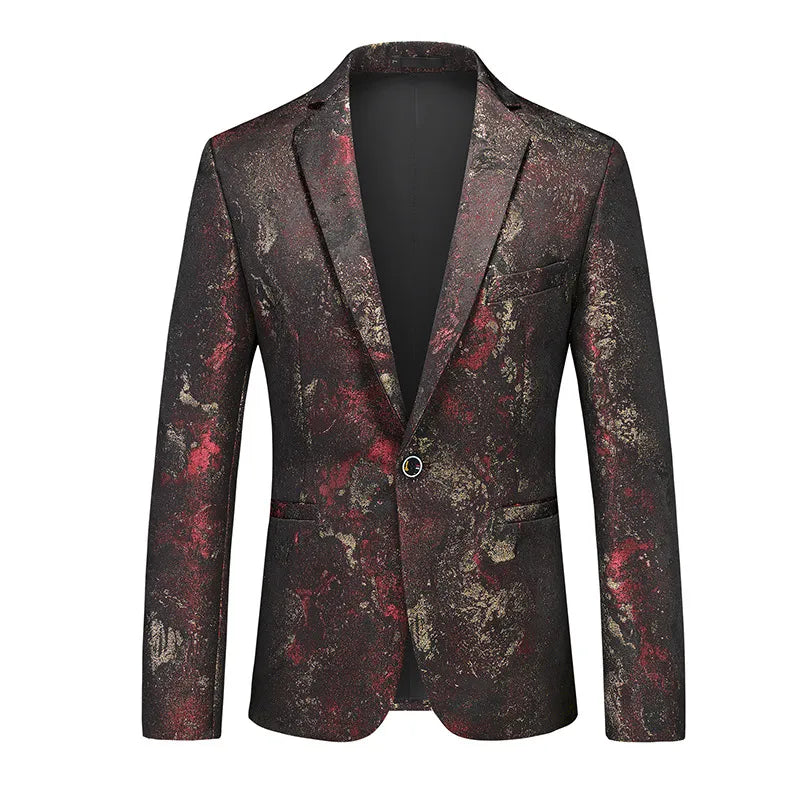 Männer maßgeschneiderte elegante Blazerjacke 0