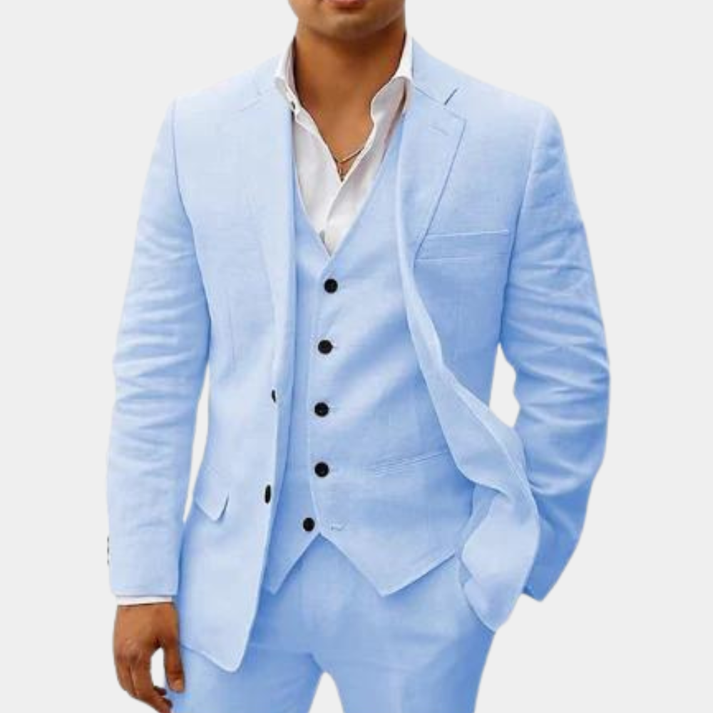 Männliche Sommer -elegante Anzug Set 8