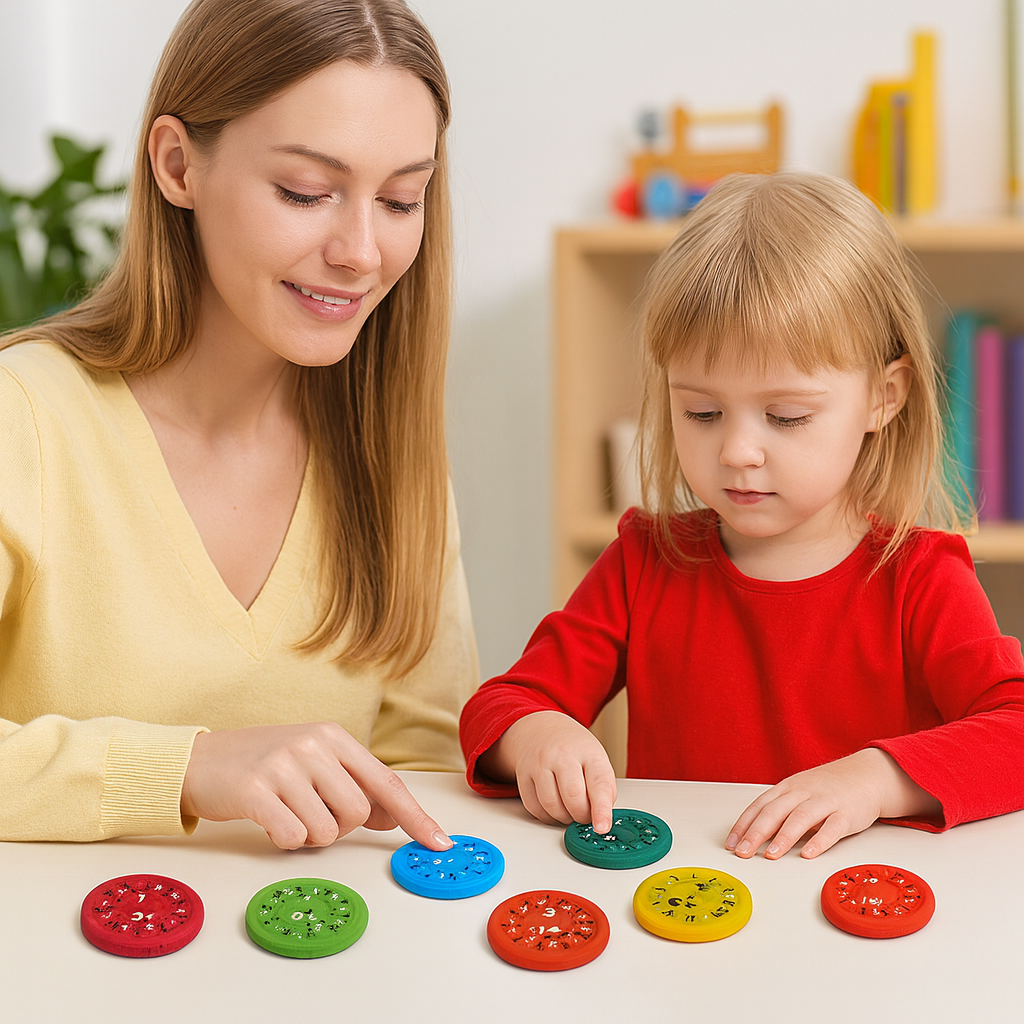 MathSphere | Fidget Spinner Spielzeug für anregendes und lehrreiches Spielen 0