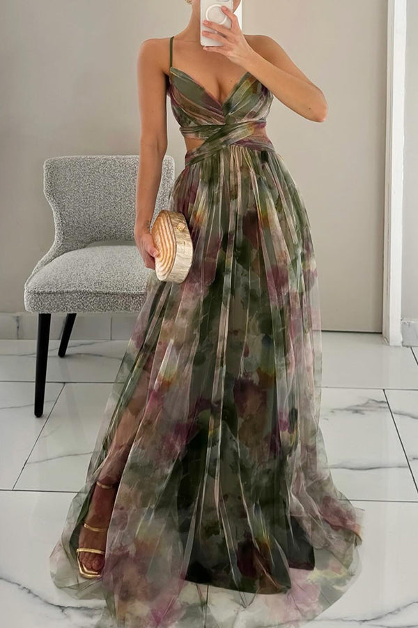 Maxikleid mit Blumendruck für Damen – Elegantes Sommerkleid für besondere Anlässe 7